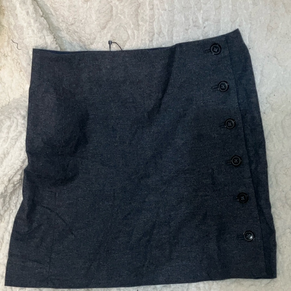Banana Republic Gray Mini Pencil Skirt